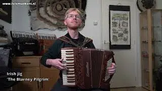 Irish session tunes: The Blarney Pilgrim (jig) on piano-accordion