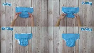 Cómo ajustar tu Pañal de Tela Ecopipo