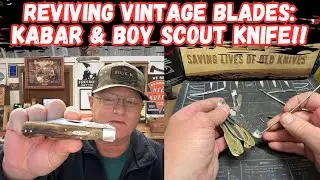 Reviving Vintage Blades: KaBar & an Imperial Boy Scout Knife!