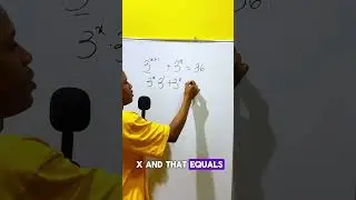 Exponential equation. #ExponentialEquation #SAT #maths
