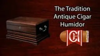 Антикварный хьюмидор для сигар Tradition