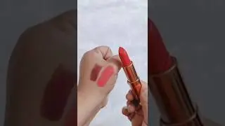 Budget Red Lipstick Swatch 💄 Worth It #lipsticklover #makeupshorts #beautyshorts #shortsvideo