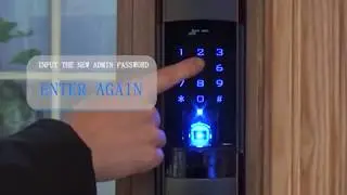 Smart digital door lock - Smart lock password settings - Home use digital door lock