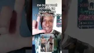 Voc&ecirc; votaria no sapo cururu ou LULA  em 2026#?