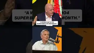 Gianni Infantino on World Cup vs. Super Bowl 👀🍿#FIFA #WorldCup #SuperBowl