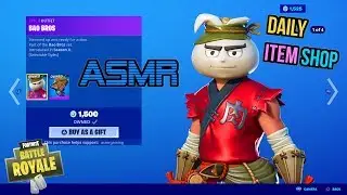 ASMR | Fortnite Bao Bros Skin Is Back! Daily Item Shop Update 🎮🎧 Relaxing Whispering 😴💤
