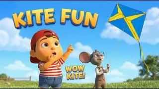 This Is the Way We Fly a Kite 🪁 | Kids Song & Nursery Rhymes | Kushu TV Kids