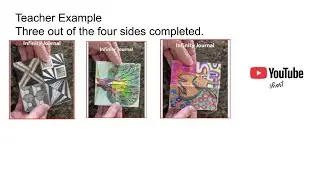 High School Art Lesson Infinity Journal Instructions