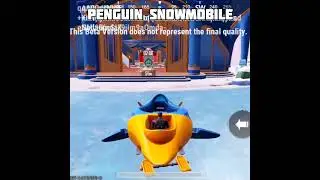 Penguin Snowmobile 🐧 &ndash; New Vehicle in PUBG Mobile 4.1 Update #Shorts