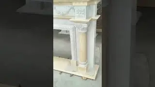Luxury marble fireplace surround #stone #granite #marble #fireplace