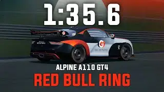 Red Bull Ring 1:35.6 - Alpine A110 GT4 - GO Setups | ACC 1.10.1