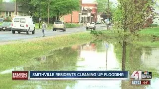 Smithville residents cleaning up after flooding