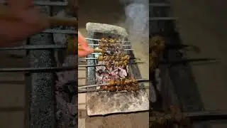 The Barbeque was fan 🖤tastic 🥂 #foryou #cooking #villagelife