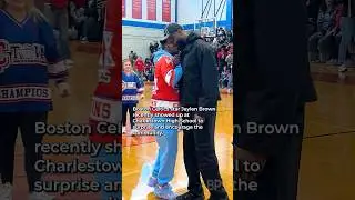 Watch Charlestown High School take on Boston Celtics star Jaylen Brown and DDG! #boston #basketball