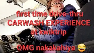 FIRST TIME DRIVE THRU  CARWASH EXPERIENCE AT KWIKTRIP/ very embarrassing 😂 but it's worth it!