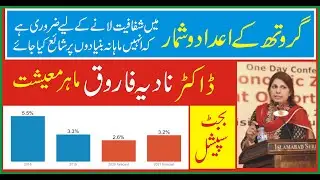 GDP growth figures should be released on monthly basis to bring transparency, says Dr Nadia Farooq