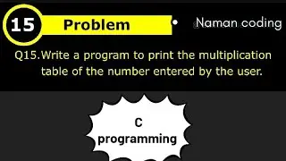 Program to Print Table|c program to print multiplication table of number|