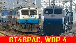 IMPORTED GT46PAC, WDP 4 | Double DIESELS | Indian Railways