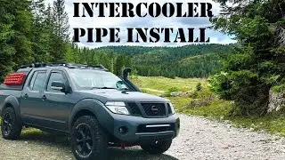 INTERCOOLER PIPE INSTALL | FRONTIER - NAVARA - PATHFINDER 2ndGen #nissanfrontier #nissannavara #4x4