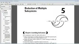 Control Systems 22/4/2020: Article 5.1 & 5.2 Reducing the Multiple subsystems