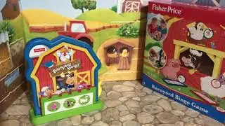 Fisher Price Barnyard Bingo Preschool Game - how to With Speech & Language Goals - SLP SLPA kit