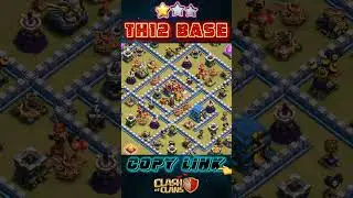 TH12 BEST WAR BASE ANTI 3 STAR #shorts