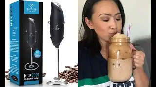 REVIEW!!! How to make Dalgona Coffee using the Electric Milk Frother|| By Zulay Kitchen