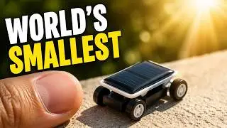 World's Smallest Solar Powered Car Toy Review