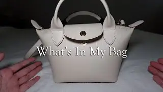 What's In My Bag? | Longchamp Le Pliage Cuir LGP XS