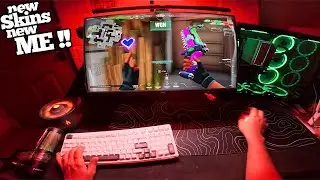 POV: New Bubblegum Deathwish bundle!! Valorant ASMR 360hz 🔫