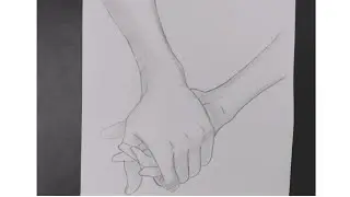 How To Draw Holding Hands Easy Pencil Drawing