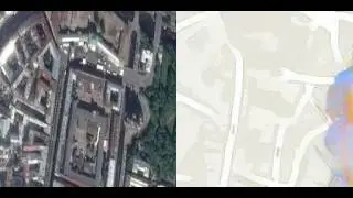 GAN satellite image to map in real time