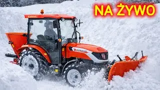 AKCJA ZIMA 👉 CHIŃSKIE CIĄGNIKI W AKCJI ZE ŚNIEGIEM