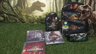 MATERIAL ESCOLAR PERSONALIZADO JURASSIC WORLD RECOME&Ccedil;O🦖🦖