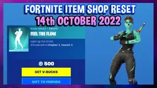 *NEW* FEEL THE FLOW EMOTE! (Fortnite Item Shop Reset 14th October 2022)