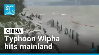 Storms hit southern China mainland in wake of Typhoon Wipha &bull; FRANCE 24 English