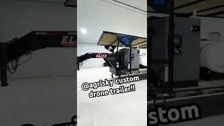 Our CUSTOM Ag Drone Trailer! #drone #farming #agriculture #agrisky