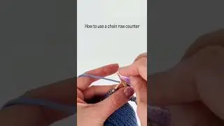 How to use a chain row counter