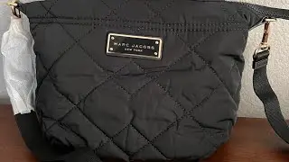 Marc Jacobs Quilted nylon mini tote bag