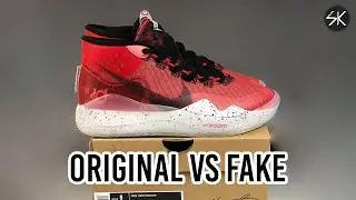 KD 12 University Red REAL VS FAKE