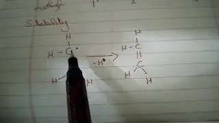 stability of free radicals / reaction intermediate #tamil