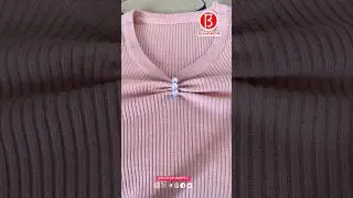 Changing round neck to sweetheart neckline, simple and beautiful