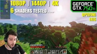 GTX 750 Ti | Minecraft EP8 — протестировано с Optifine и Iris + шейдеры