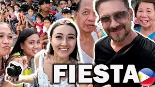 Only Foreigners Among 60,000 Filipinos, Fiesta Time