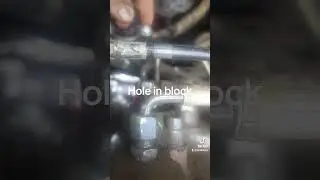 Hole in block