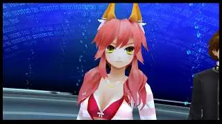 Fate/Extra CCC Tamamo Vs Tamamo & Twice Piecemen dialogue
