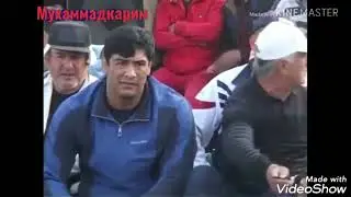 Кураш устаси ,Мухаммадкарим Хуррамов Тожикистонда .