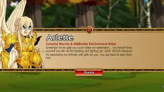 AQW ARLETTE'S BIRTHDAY QUEST GIFTS /JOIN BIRTHDAYFEAST