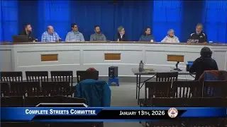 Freeport Complete Streets Committee 1-13-26