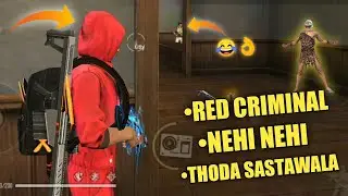 RED CRIMINAL DIKHANA 😂 THODA SASTA WALA 😆 AMI KALAHARI KA RAJA 👑 || FUNNY MOMENTS - GARENA FREEFIRE🔥